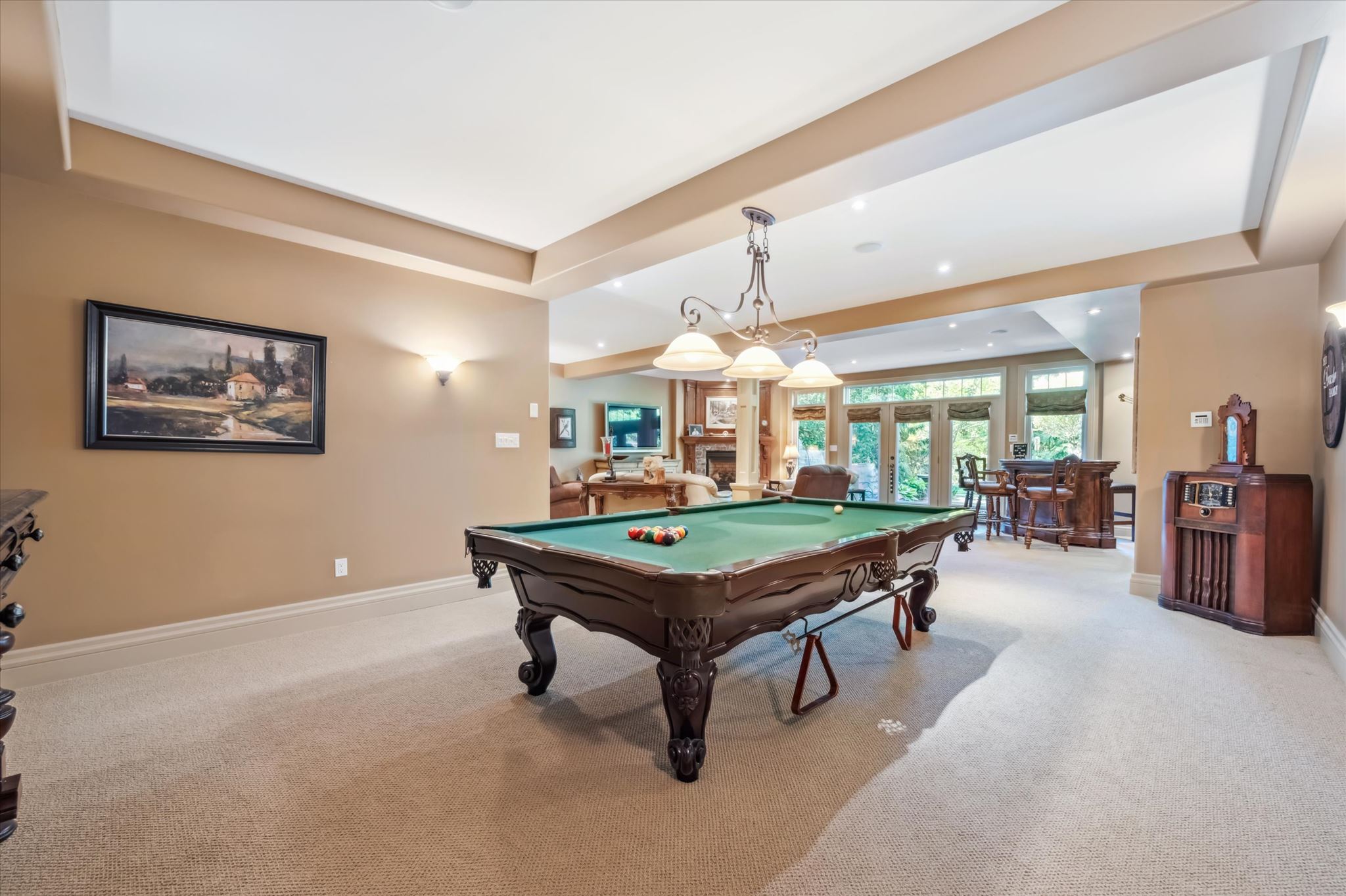 Pool table room